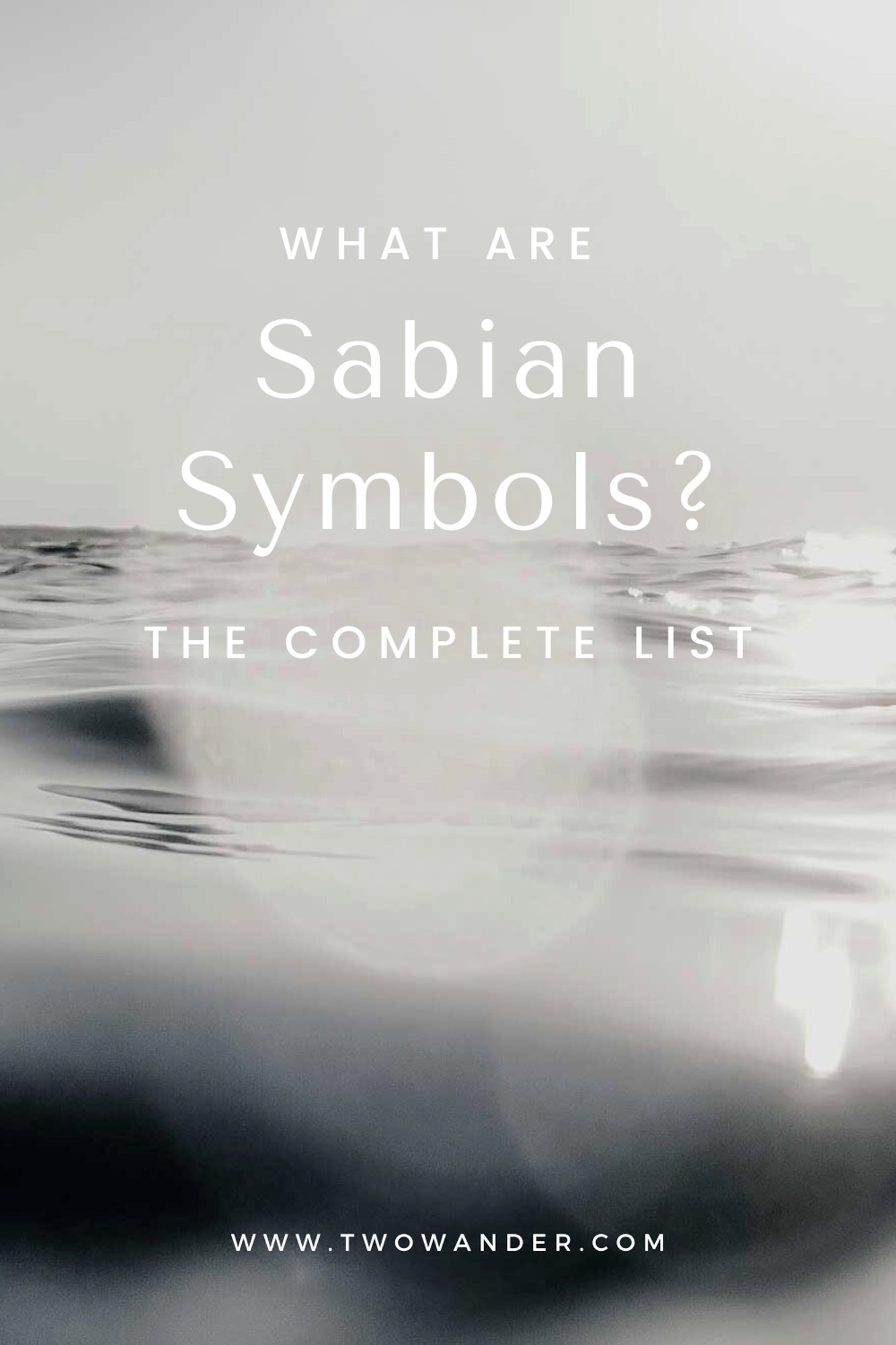 Two Wander - Complete List Of Sabian Symbols