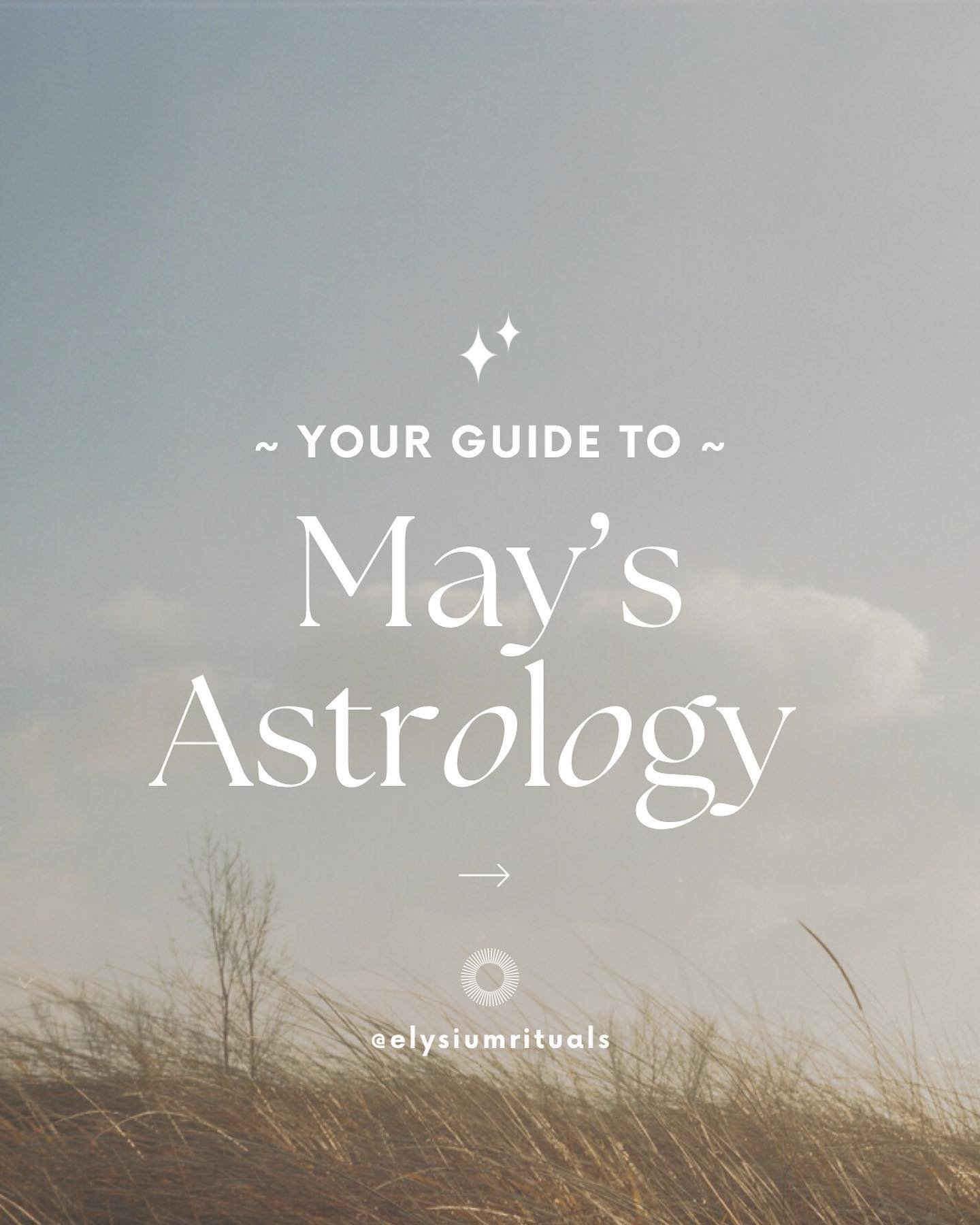 MAY ASTRO FORECAST:

Overall this appears to be a more grounded month than the rollercoaster of April. With the Sun and Venus both in Taurus for the first 3 weeks, Mercury joining them mid-month, there is plenty of resources to nourish into 🌱

We ha