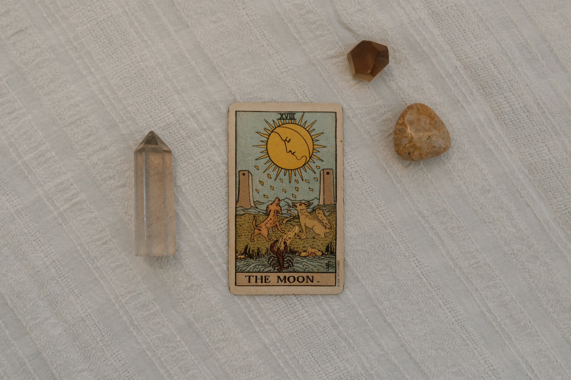 Tarot Moon Card