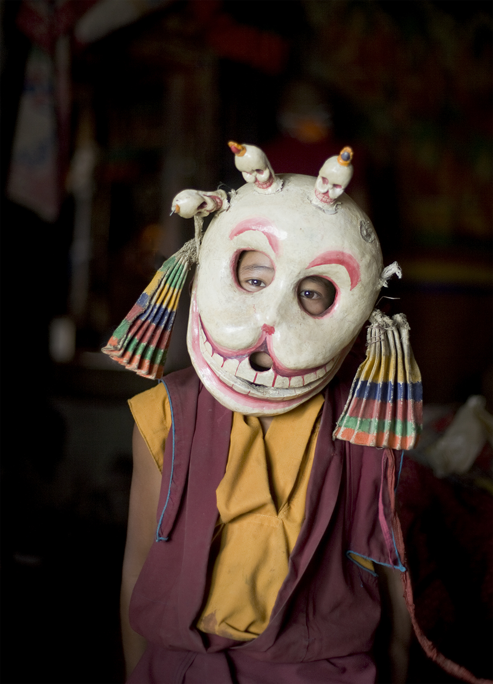 Smiling Young Monk