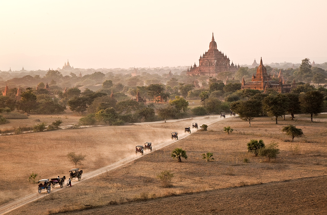 Buggies in Bagan