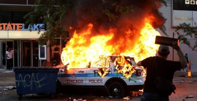 Chicago Cop Car Fire Red State.jpg