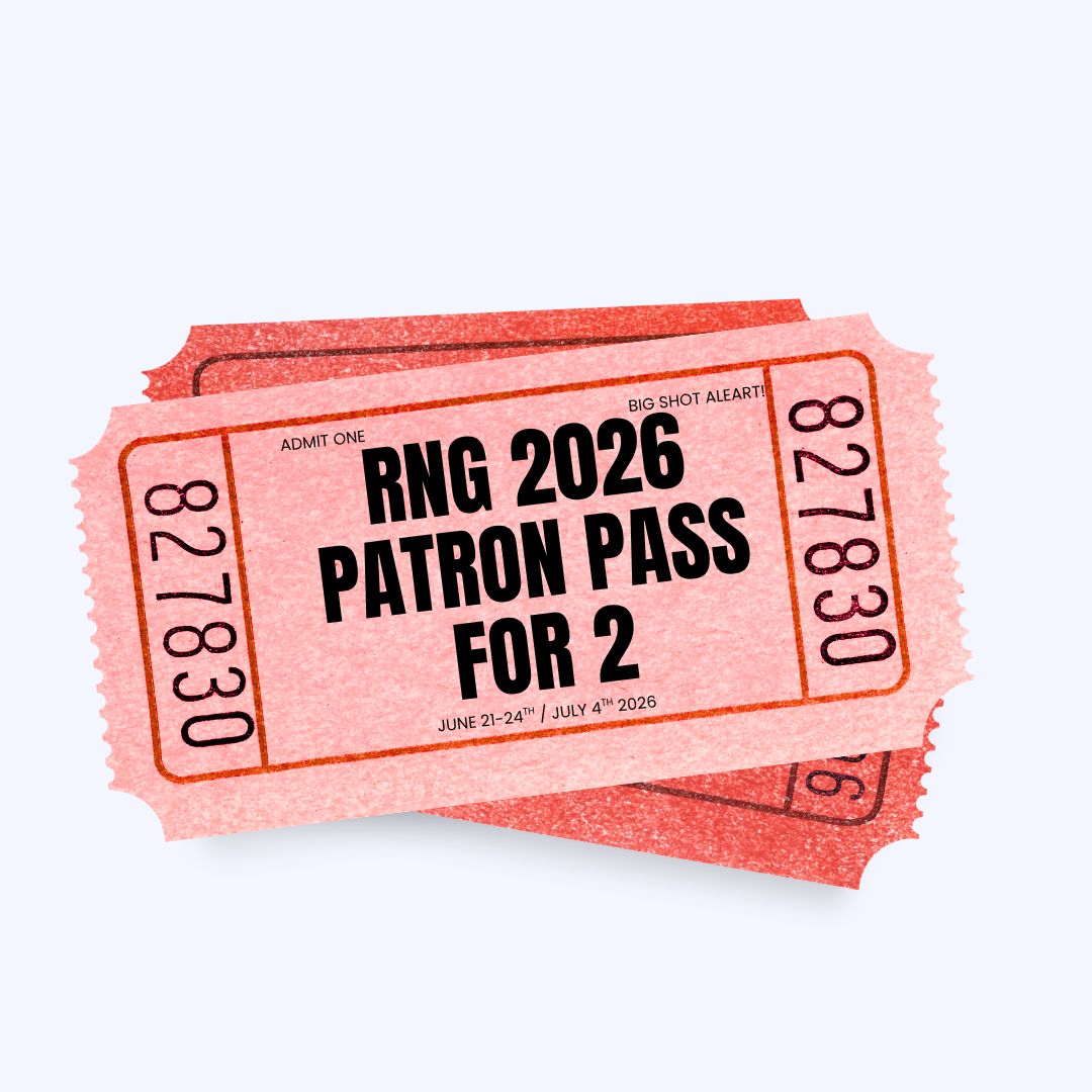 RUN N GUN: PATRON PASS (for two seats at each show)