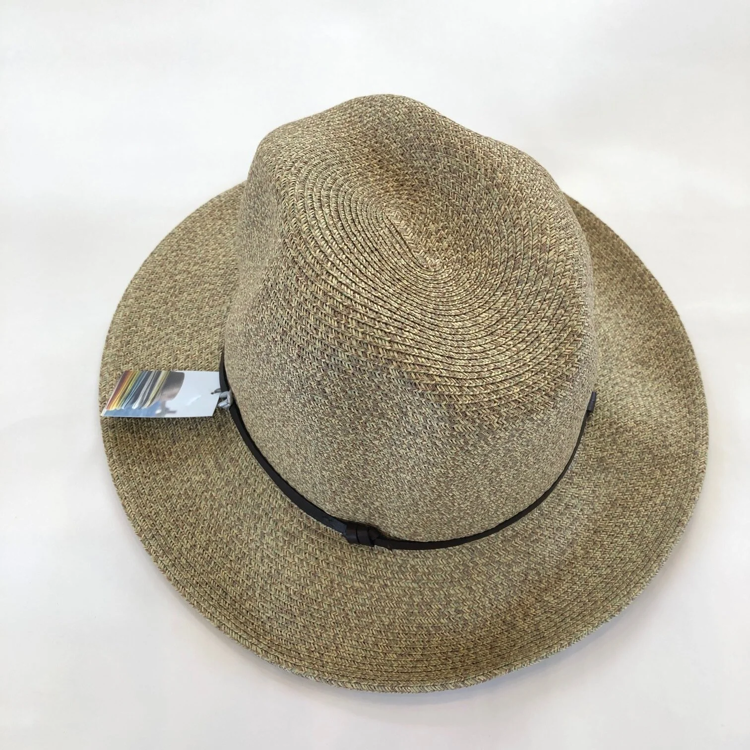  Borsalino Sunhat with leather strap.  French paper &amp; polyester sunhat. Resilient, foldable and perfect for travel!  Colour: Cafe  Small, Medium, Large  $110 