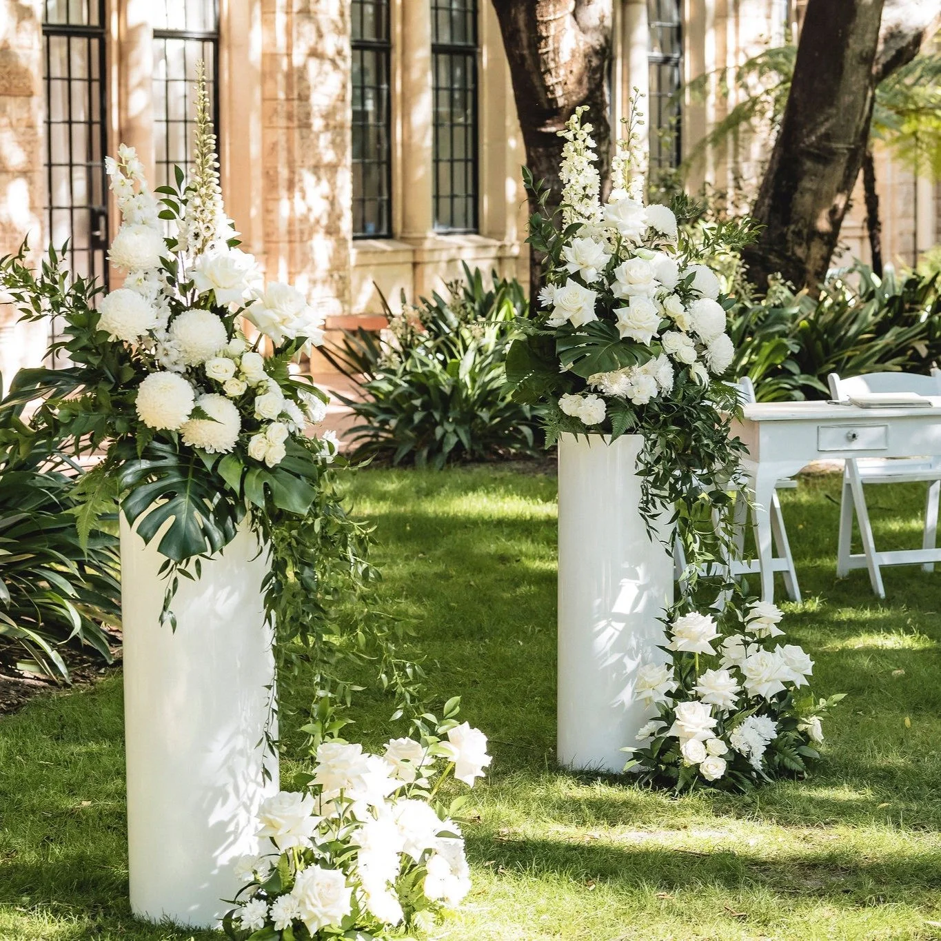 Ryan and Hannah&rsquo;s wedding was the perfect example of timeless elegance. Their beautiful ceremony was held in the stunning University of Western Australia Gardens, where the natural surroundings created the most romantic setting for them to say 