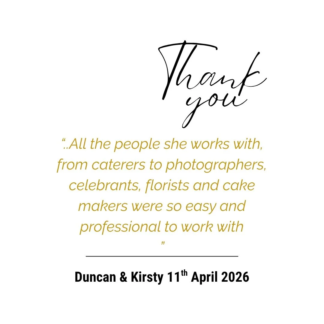 "...Jacqui and the team from Wedding and Events created the most seamless and perfect wedding day we could have imagined. Jacqui thinks of all the tiny details and no request or question was too hard! All the people she works with, from caterers