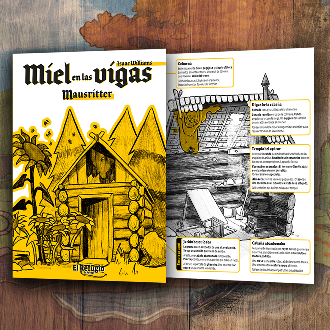 MIEL EN LAS VIGAS Zona de aventura para Mausritter - Isaac Williams