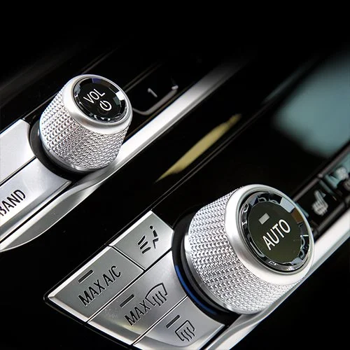 Crystal air conditioner knob set for BMW