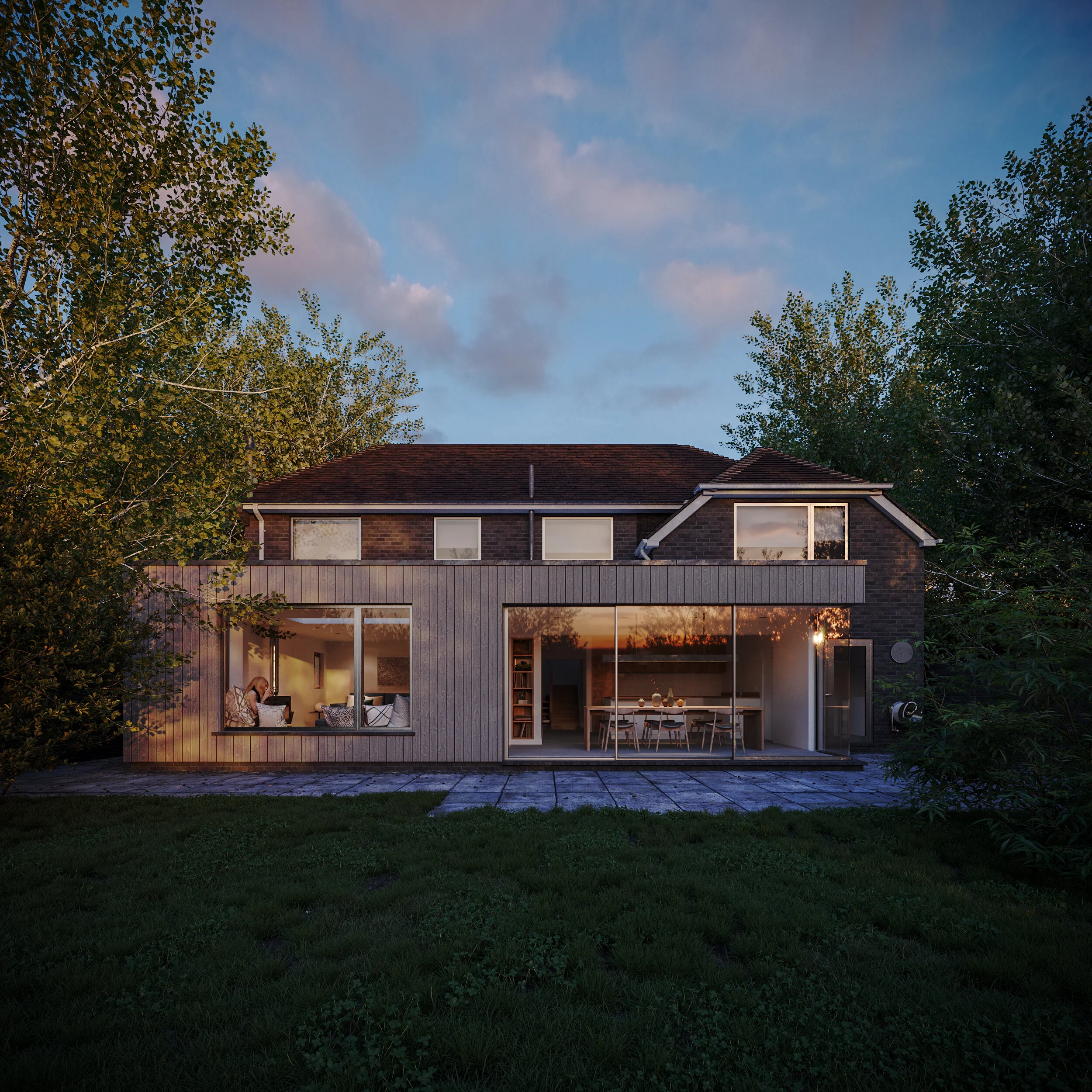 Stanley Road: Extension & remodelling of a 1950s house