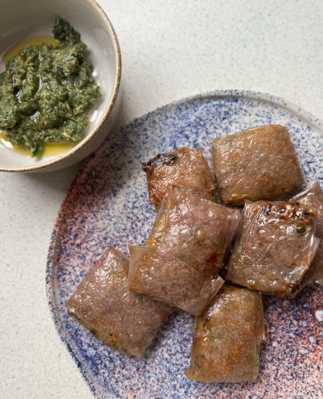 Gluten Free Beef Samosas with Mint Chutney