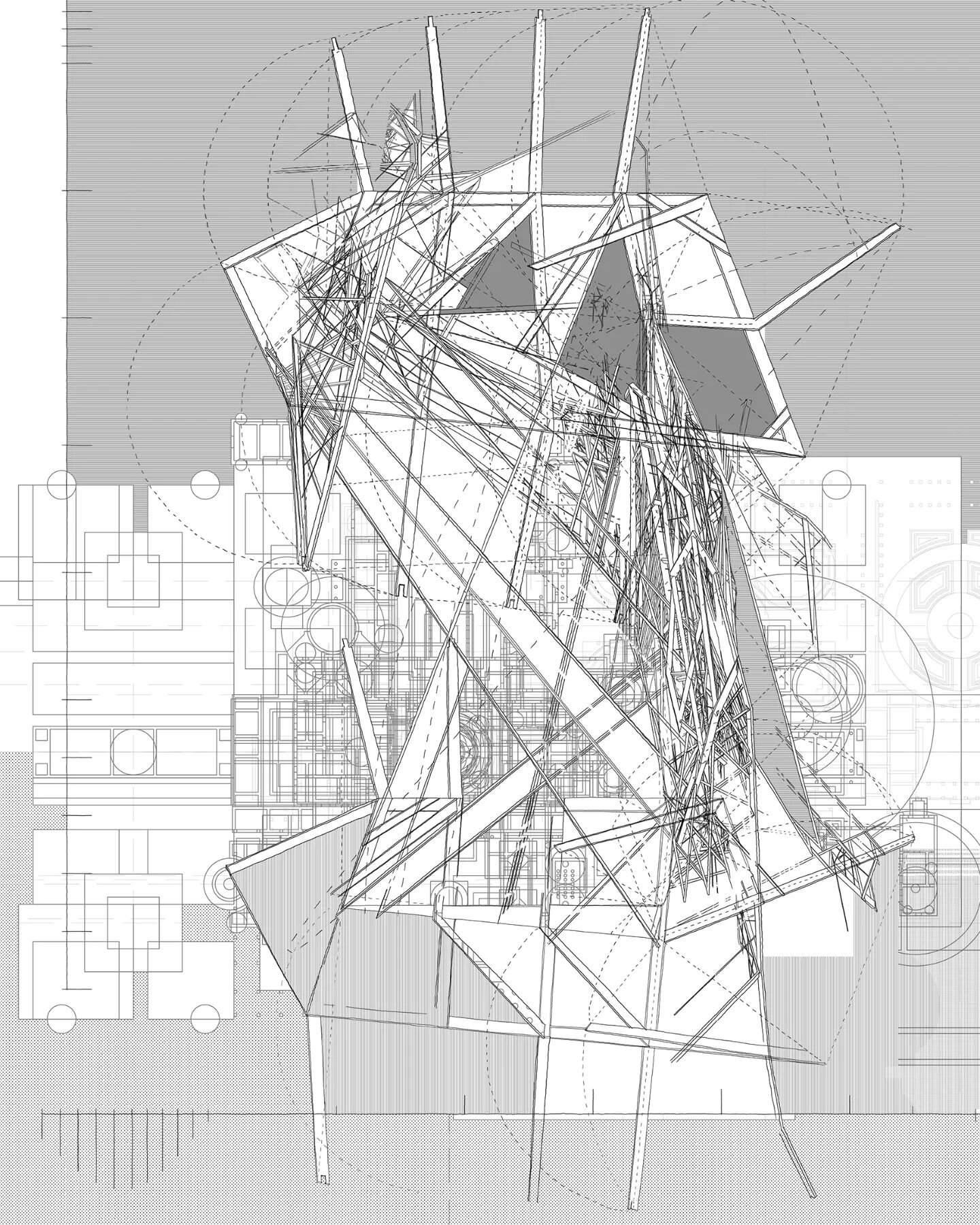 The City and Country Builder's and Workman's Treasury of Designs (after Langley, 1741)_Plate 10 #wip #architecture #architecturaldrawing #speculativedesign #reconstruction #projection #fabrication #fiction