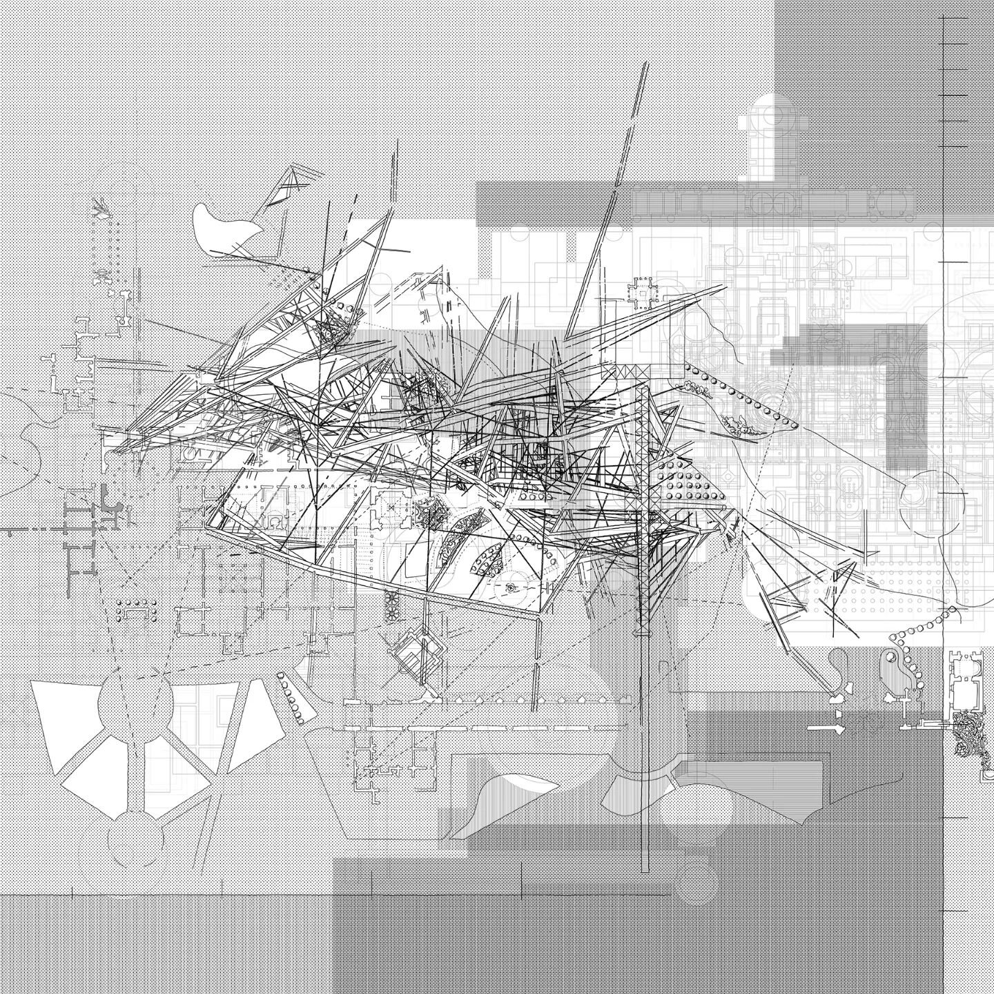 Laurentian villa (after Stier, 1830) #wip #architecture #architecturaldrawing #speculativedesign #reconstruction #projection #fabrication #fiction