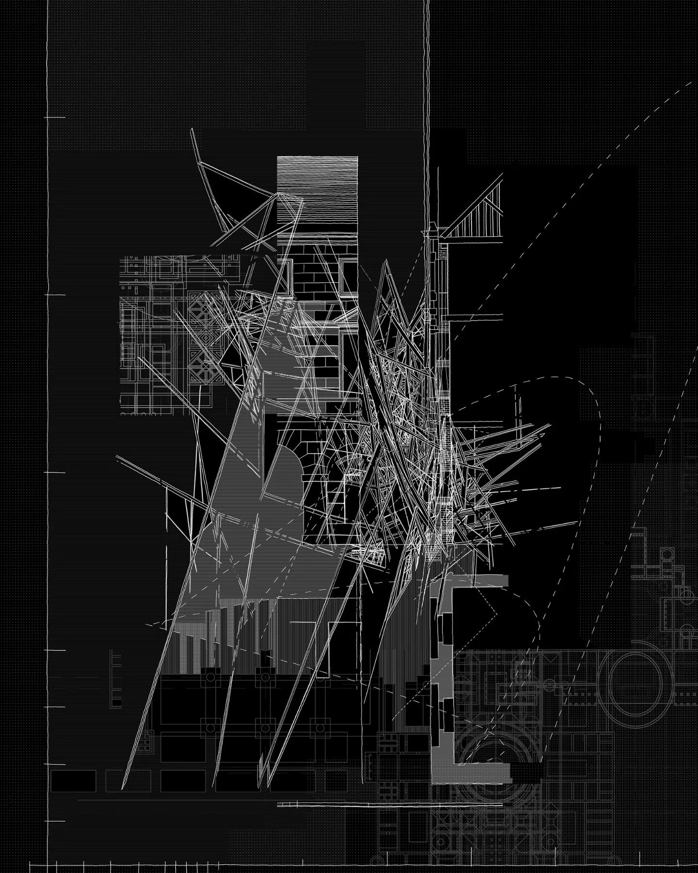 A Complete Body of Architecture _ pl13 _ Brick-stone construction _ (after Ware, 1756) #wip #architecture #architecturaldrawing #speculativedesign #reconstruction #projection #fabrication #fiction