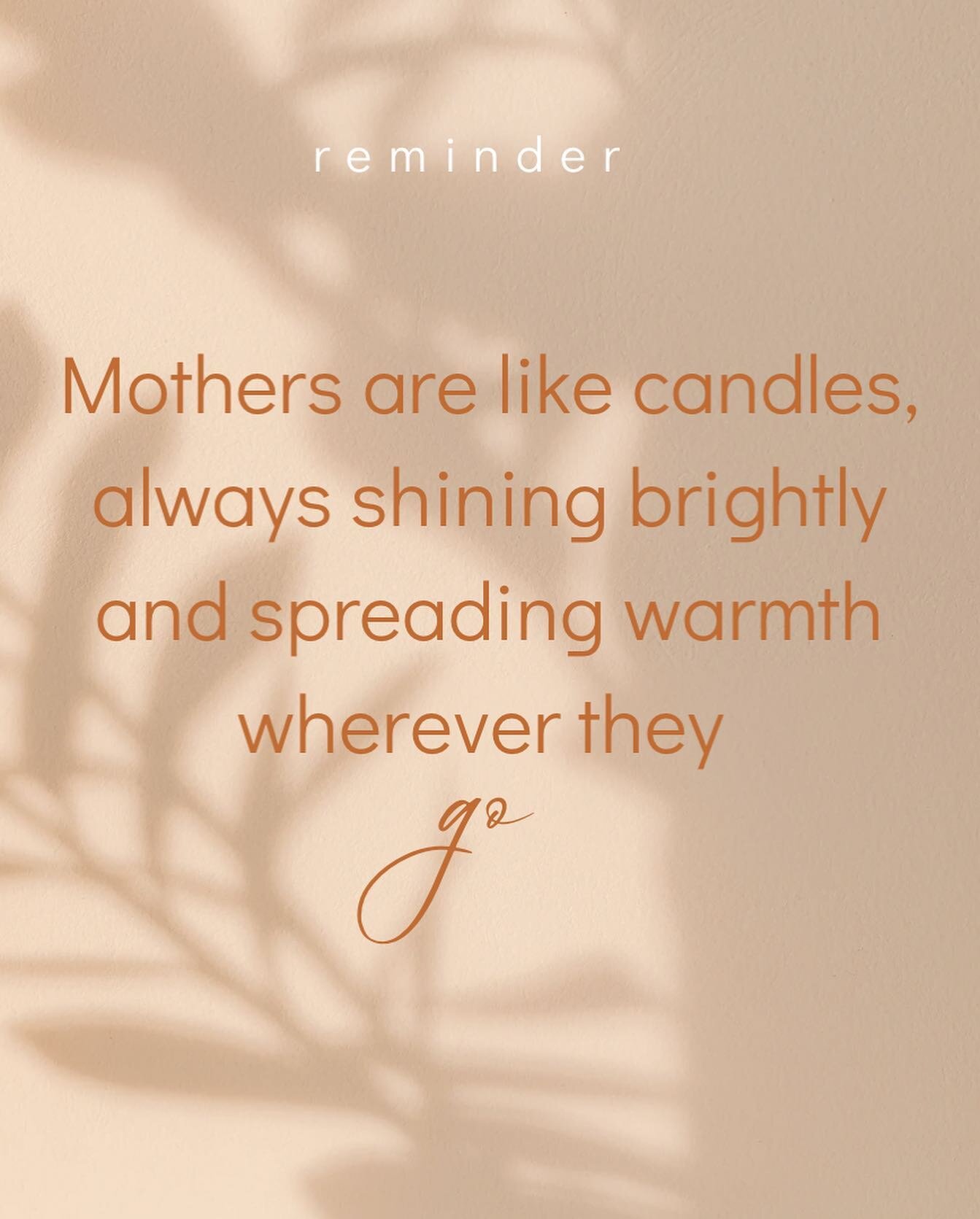 Happy Mother&rsquo;s Day to all the moms out there exclamation just like a candle, mothers brings light and warmed into our lives. They&rsquo;re always there to guide us, comfort us, and help us find our way through life of ups and downs. So on this 