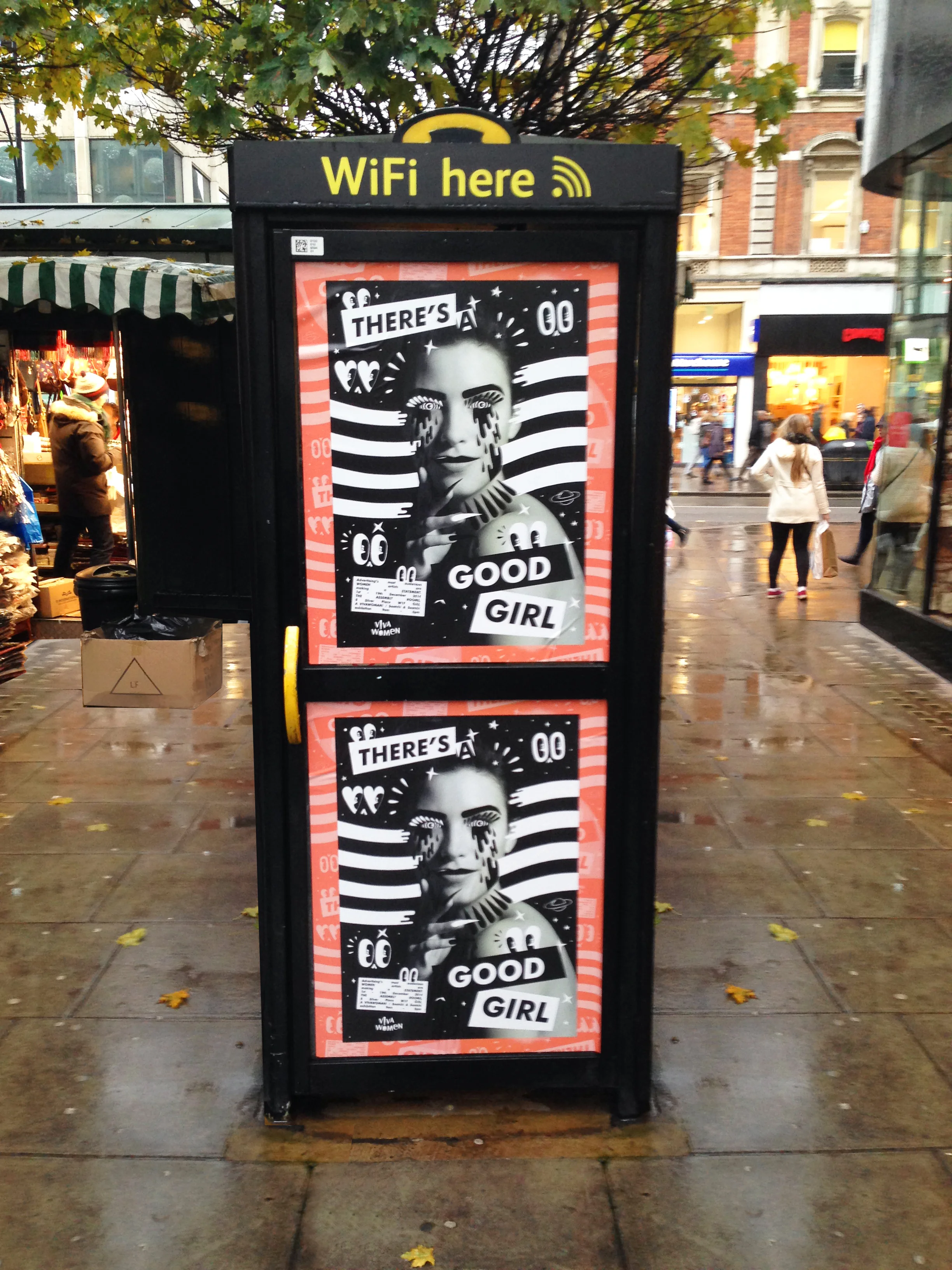 Advertising the exhibition to the public