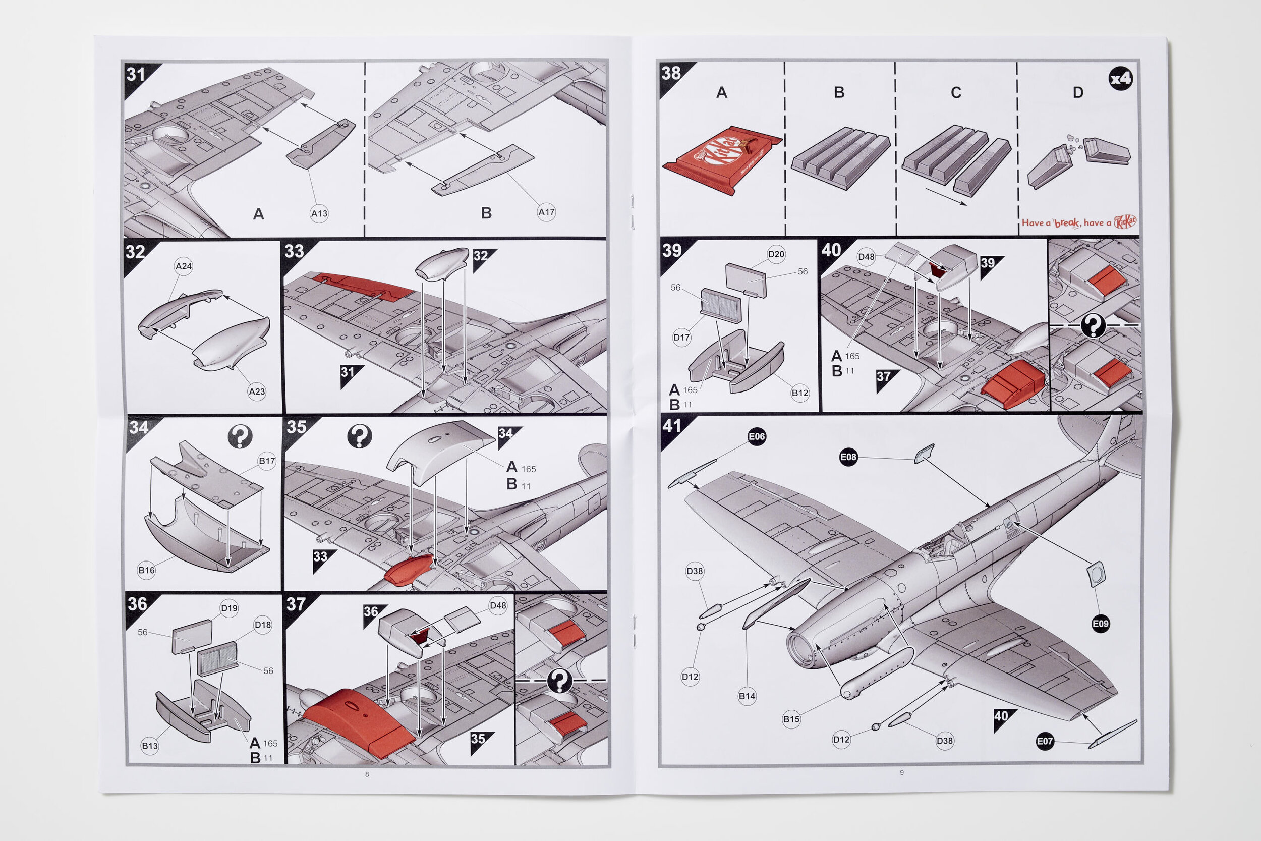 We worked with their instruction manual designers to add an extra step