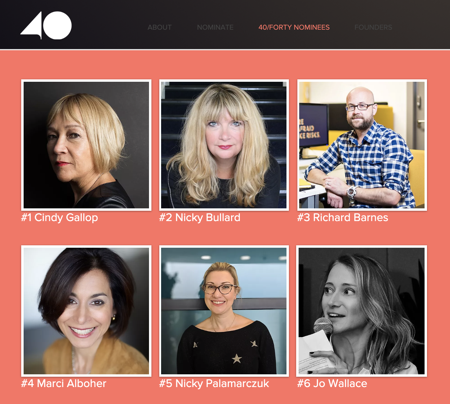 I joined some awesome people on the #40overforty list.