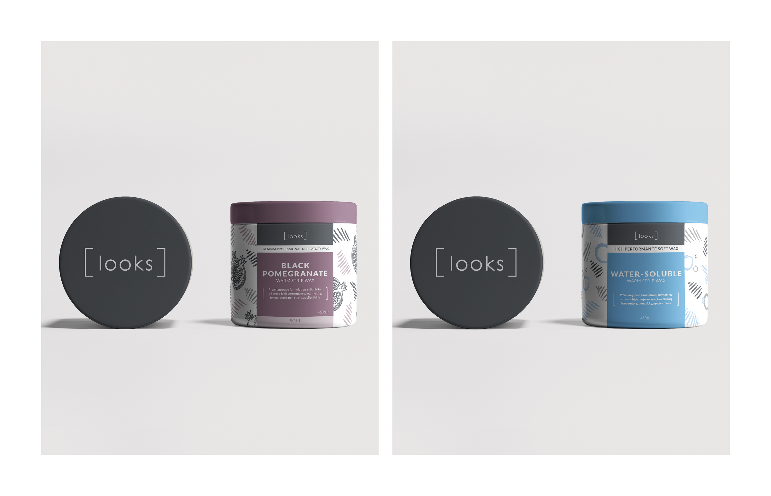 Looks wax packaging for Capital Hair & Beauty