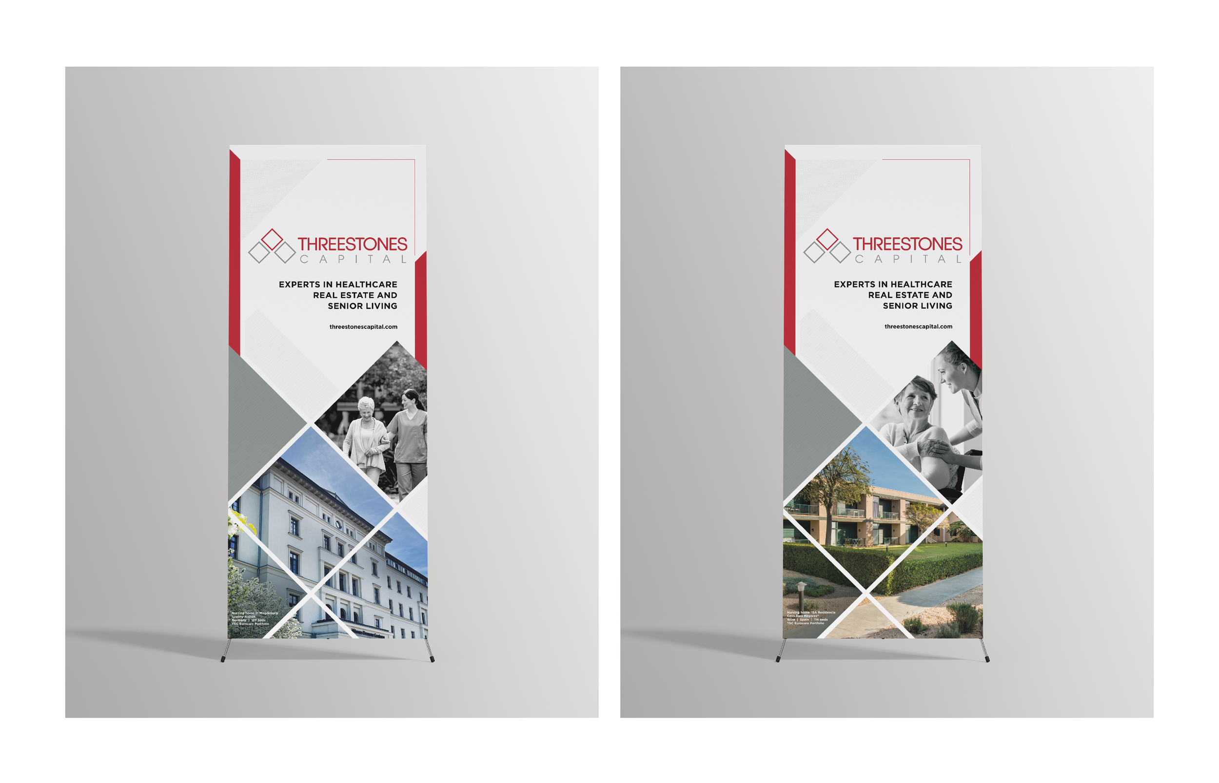 Threestones Capital roll-up banner design