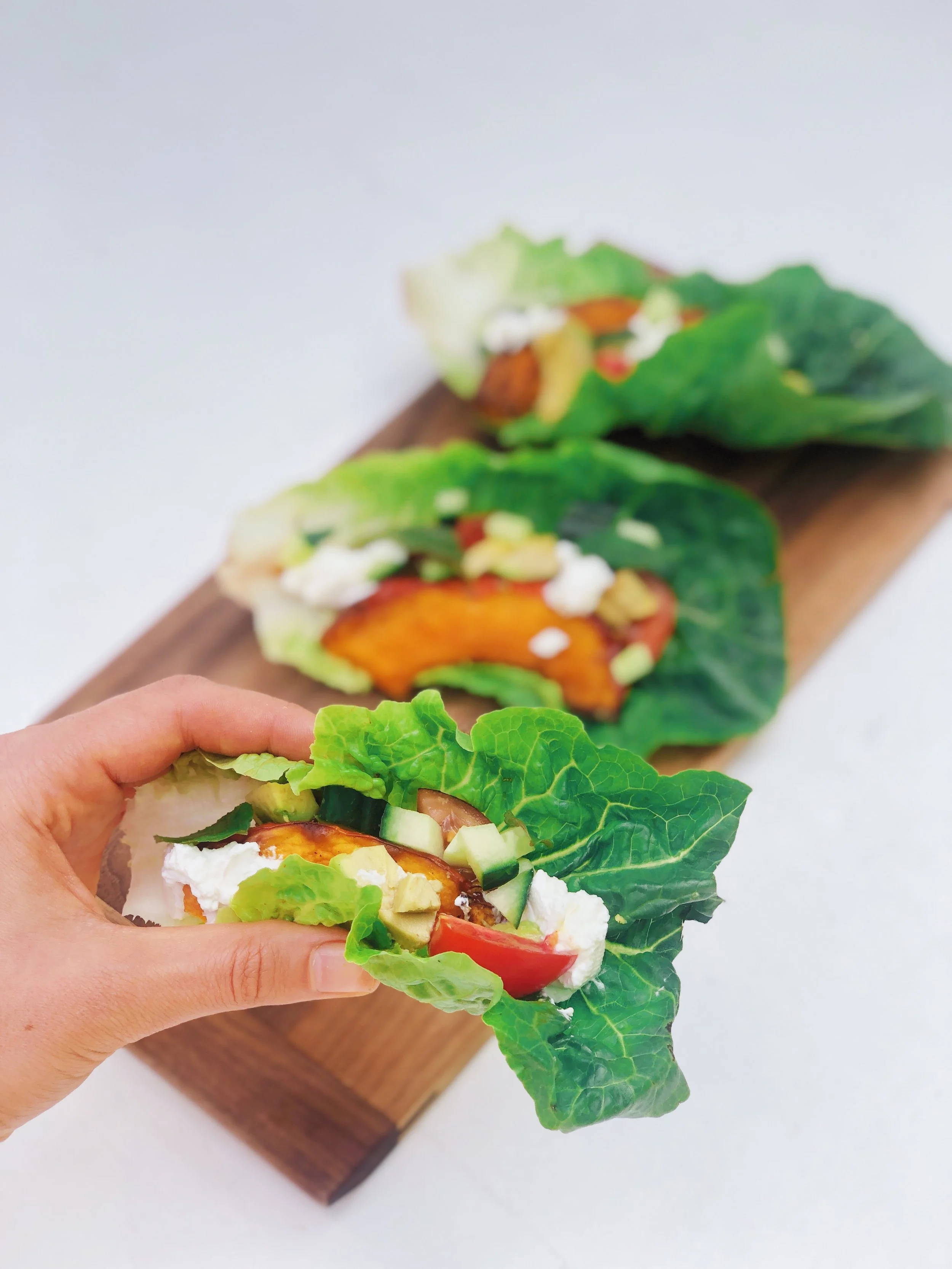 Salat-Tacos