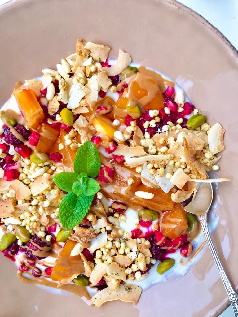 Gepufftes-Vanille-Kokos-Getreide-Müsli (vegan &amp; glutenfrei) 