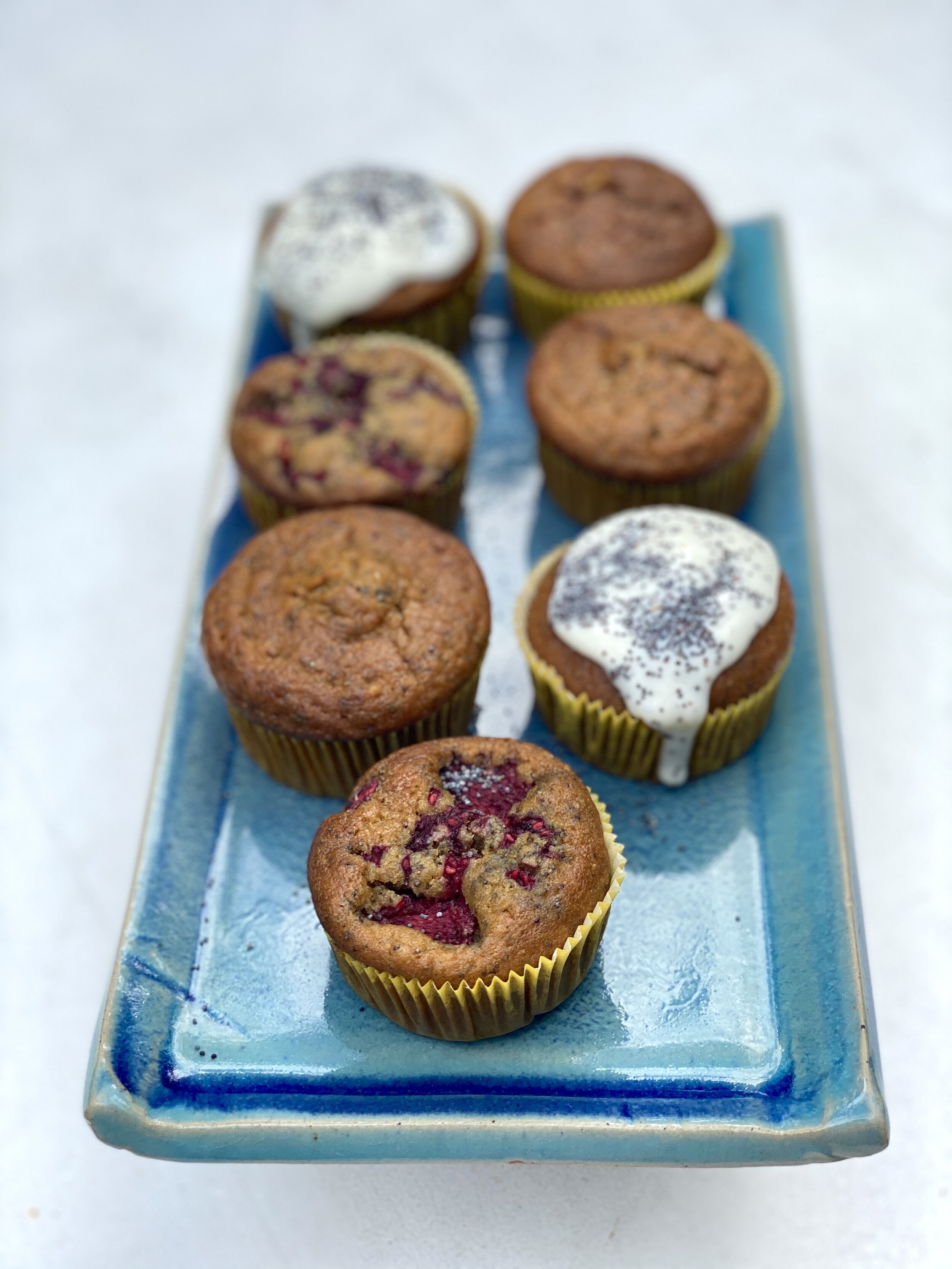 Vegane Himbeer-Mohn Muffins — pure.A.M.