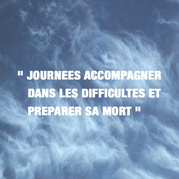 " JOURNEES ACCOMPAGNER DANS LES DIFFICULTES ET PREPARER SA MORT "