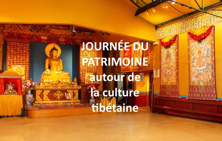 JOURNÉES DU PATRIMOINE au centre Rigpa Paris – autour de la culture tibétaine