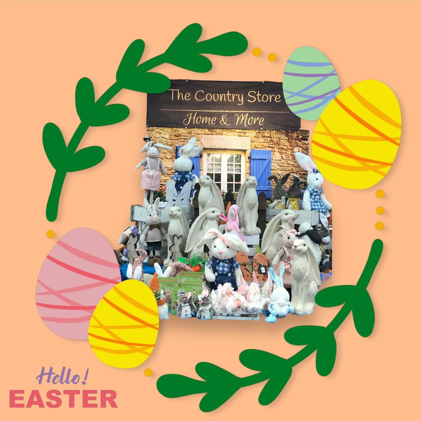 50% Off* select Easter decor now at The Country Store - NH in Tanger Outlets, Tilton!