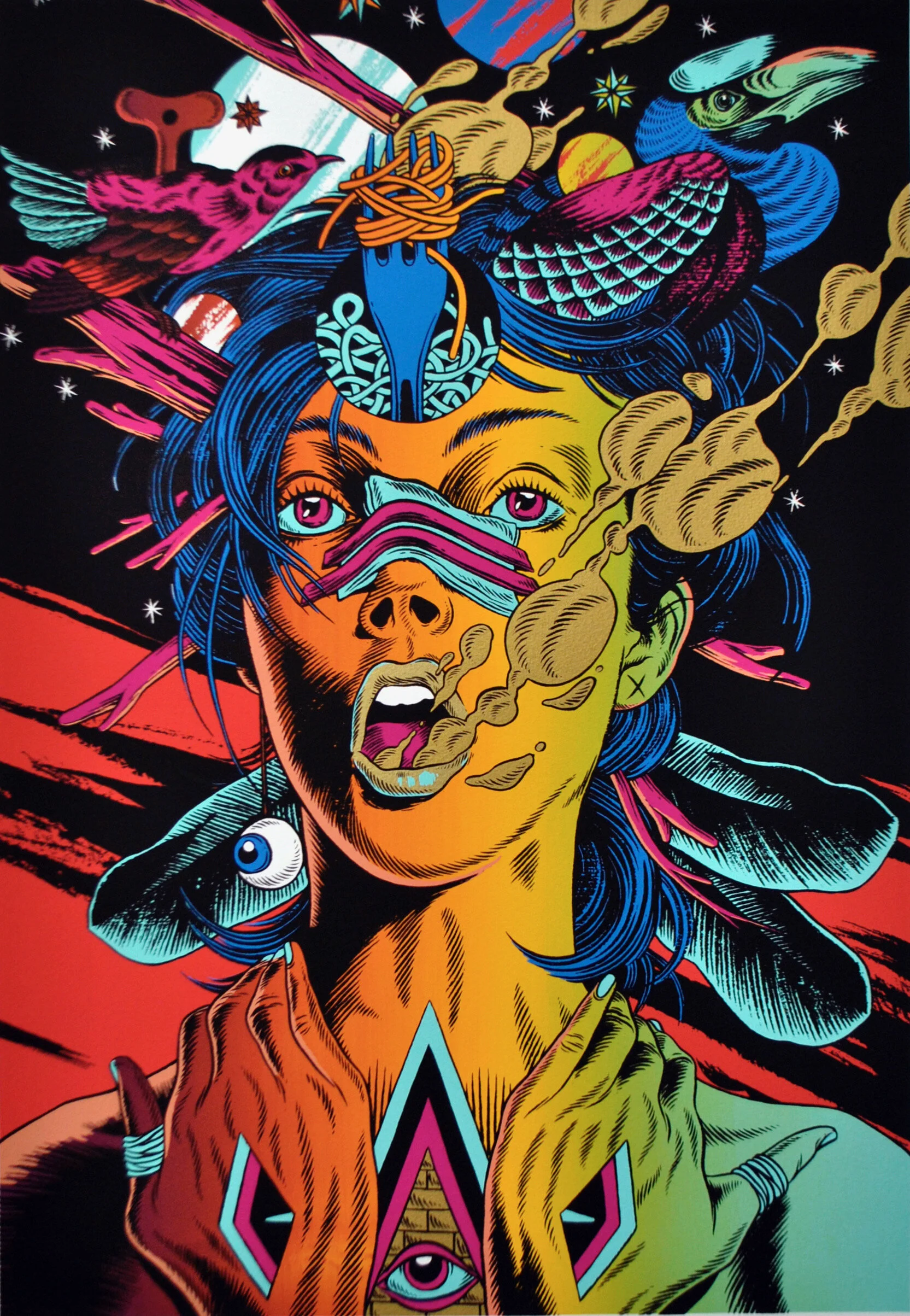 Chris Sutton 限定版直筆アートプリント Justkids Art Print Collaboration 