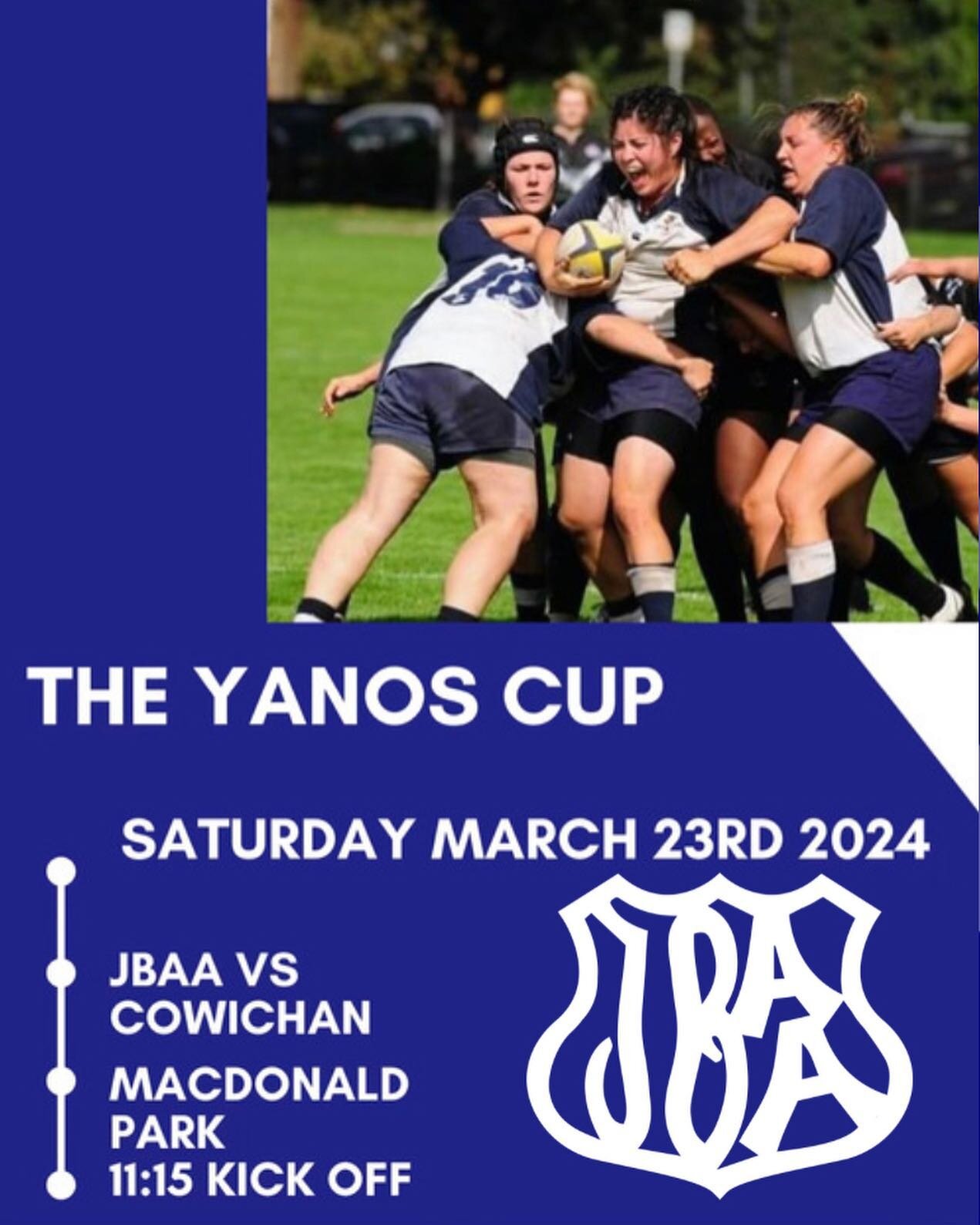 This Saturday our women will battle  @cowichanrugbyclub for the Yanos cup in honour of Nikki Yano. 

Nikki was a beloved team and club mate who started her rugby career in Cowichan before playing for the Bays. Brave and courageous until the end. It&r