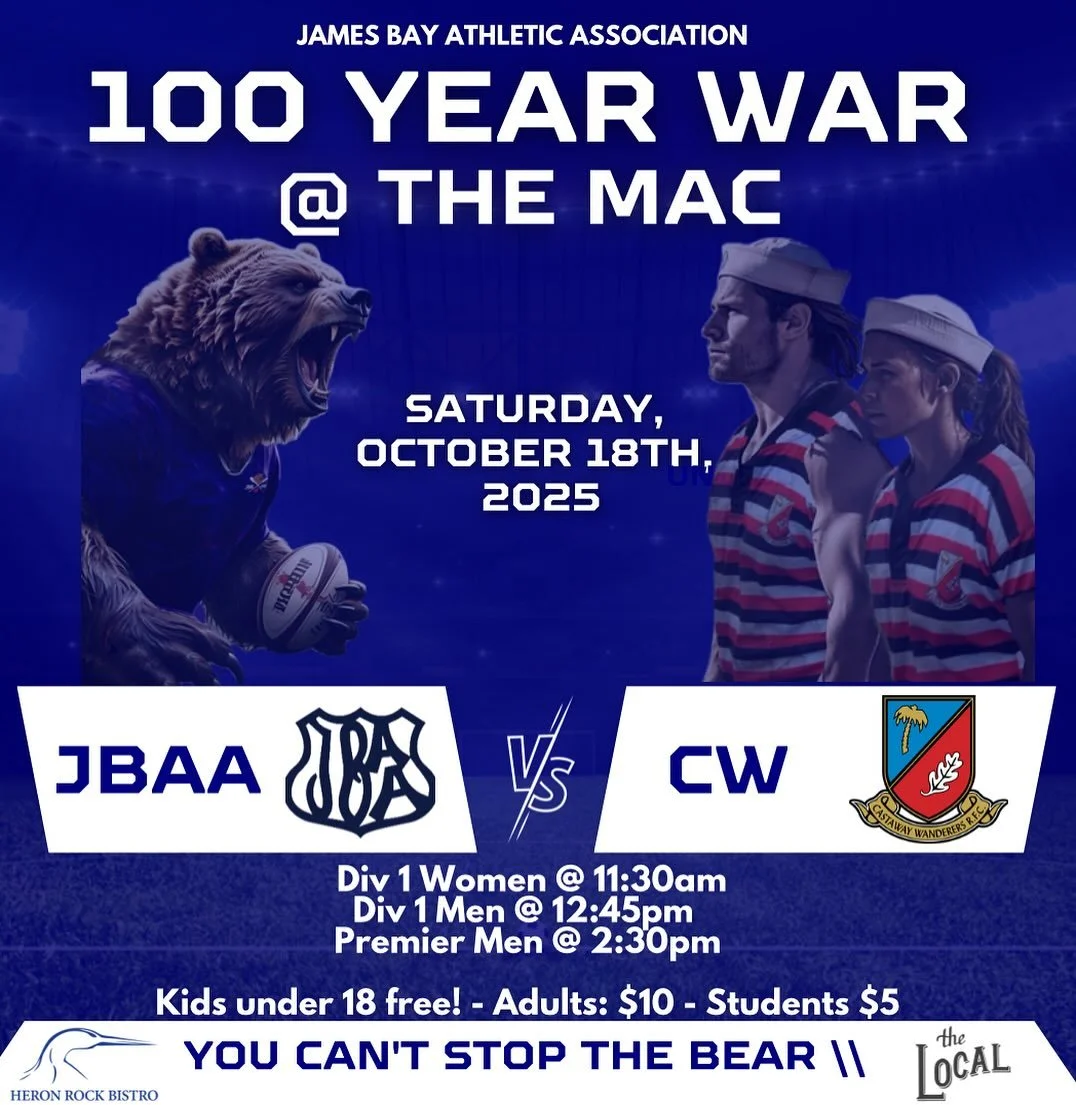 Huge Saturday ahead!! Three games being hosted at the Mac against our cross town rivals CW! 

Our youth program will be hosting a bottle drive at the field as well!! 

#huddyhuddy #cantstopthebear 
#wedecide #bang @bcrugbyunion