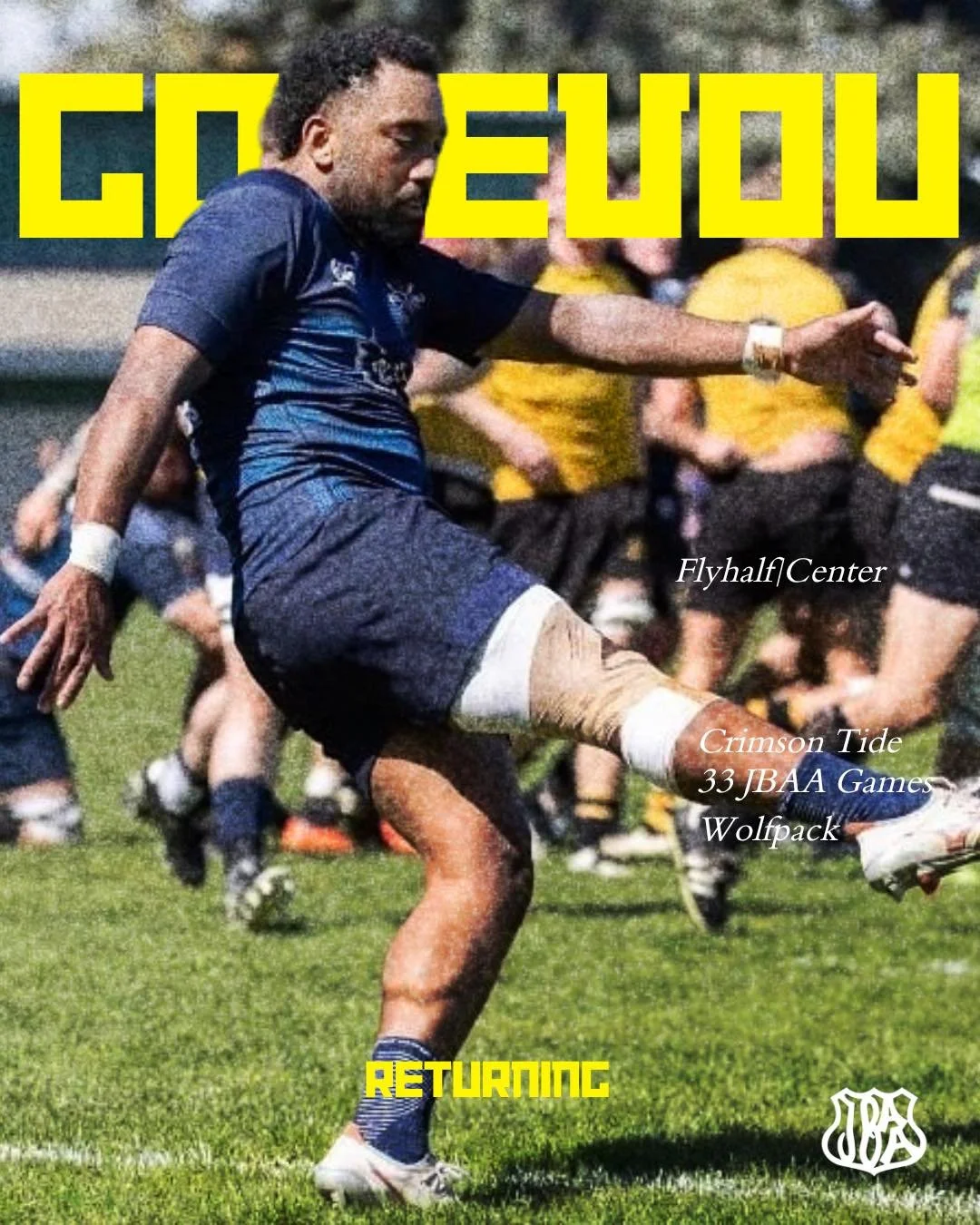 A couple backs are back, and a big new weapon in the front row! 🐻

Continuing our returning players!

- The mercurial playmaker and social head, Isaac Gonevou

- The clubs soon-to-be newest centurion, Tom Burton

- Welcoming a huge addition to our p