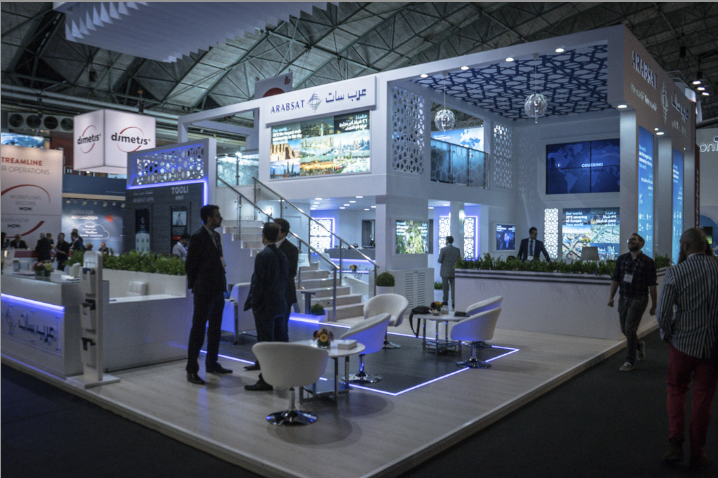 Arabsat (1.B38) won for Best Larger Space Only Design