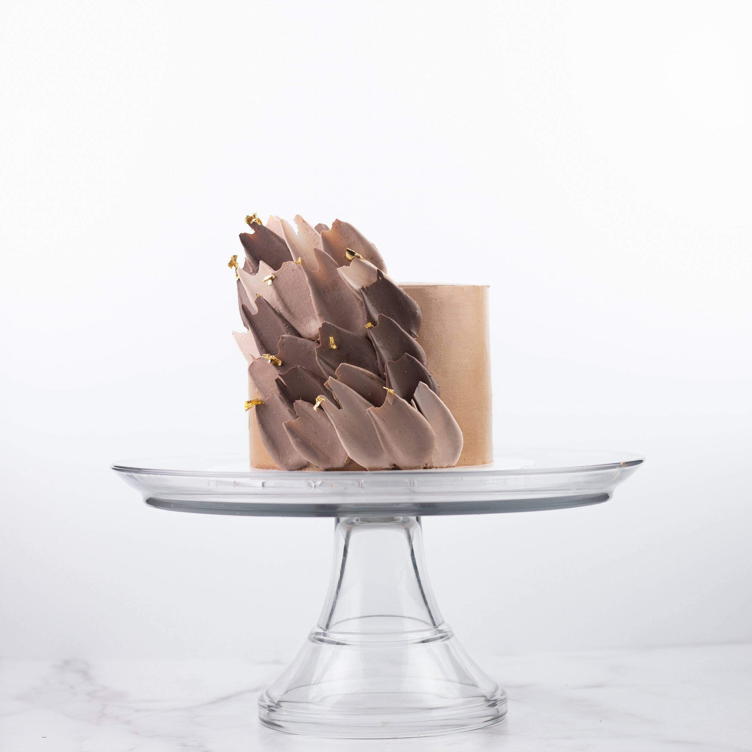 Chocolate Brushstroke Cake