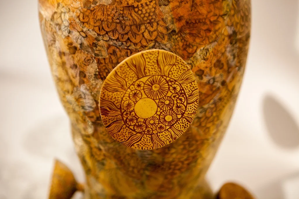 Sole Imprint Of A Wood Flux