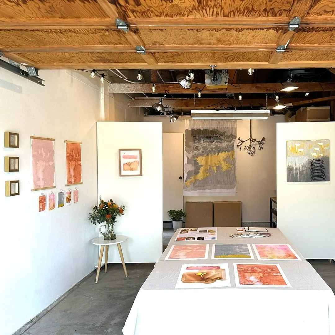 What a weekend! Open studios was amazing &ndash; nothing beats meeting new people and catching up with friends. I forgot to take photos of visitors, so here are some of the space before the storm.
 
The pre-event studio deep clean? Less fun. But now 