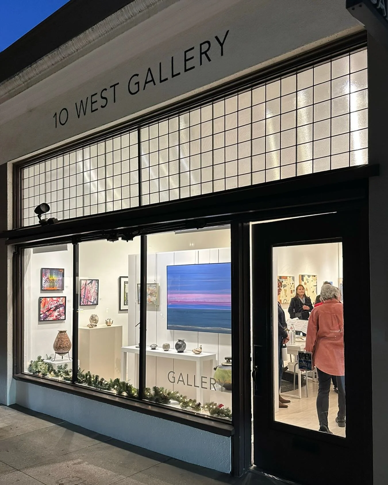 Honored to have seven paintings in the current &ldquo;Interpretive Thinking&rdquo; group exhibition @10westgallery in Santa Barbara. The opening last weekend was wonderful &ndash; and true to form, I completely forgot to take photos once I stepped in