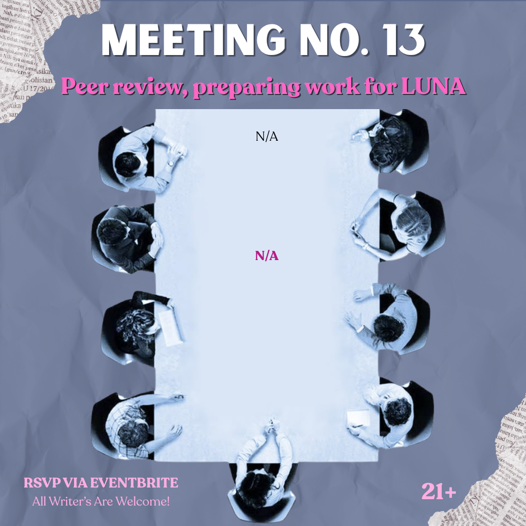WWA Presents: Peer Review Workshop