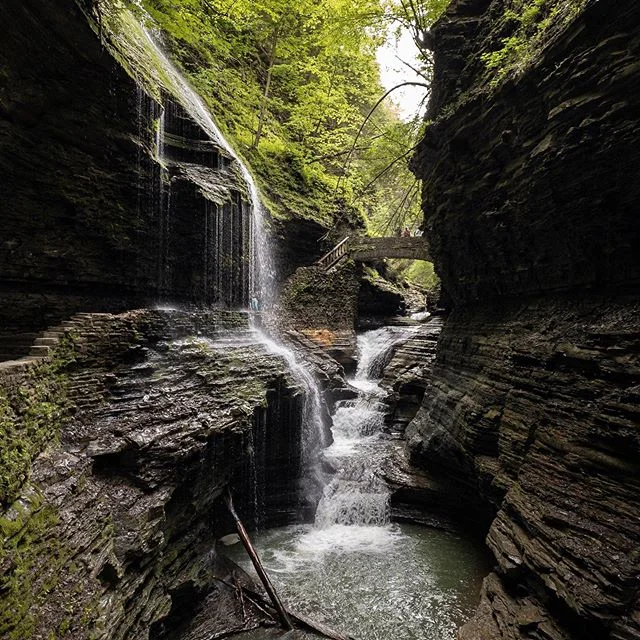 Easily one of the most beautiful hikes I&rsquo;ve ever done. Hiking the Gorge Trail in @visitwatkinsglen is like being inside a fairy tale.
-
-

#watkinsglenstateparkny
#dauntlessdreamer
#seekoutexplore
#starttheadventure
#faerieland
#waterfallhikesa
