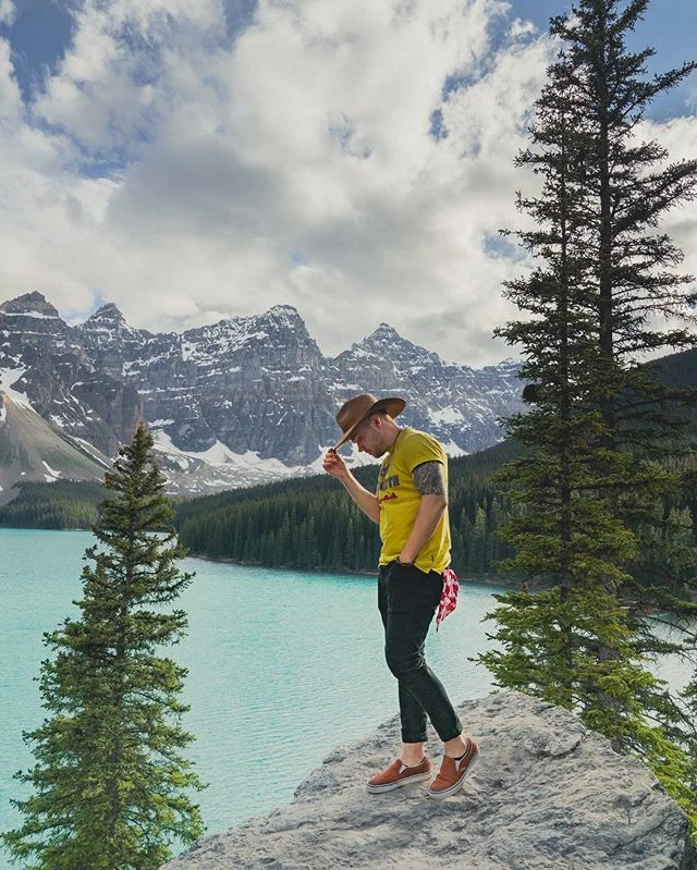 The color of this water, the epic cliffs, and the people that made this experience the best possible one. What more can you ask for?
&mdash;&mdash;&mdash;
I think Ollie may have put this hat on as a lark but the photos sure turned out great. He and @