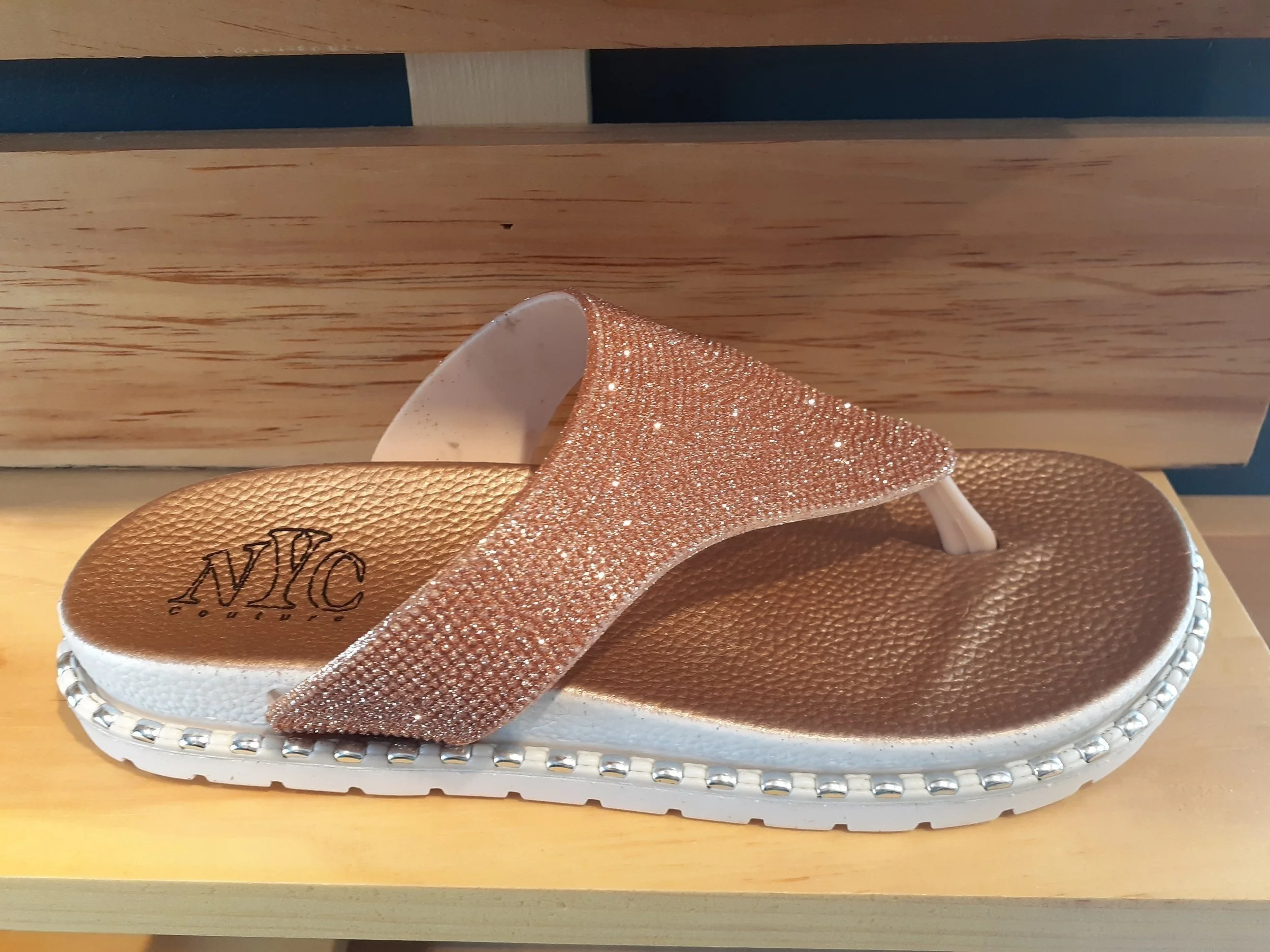 NYC WOMEN'S 2213100 SANDAL ROSE GOLD