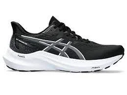 ASICS WOMEN'S GT 2000 12 1012B504-002 BLACK WHITE SIZE 9.5 WIDE ONLY