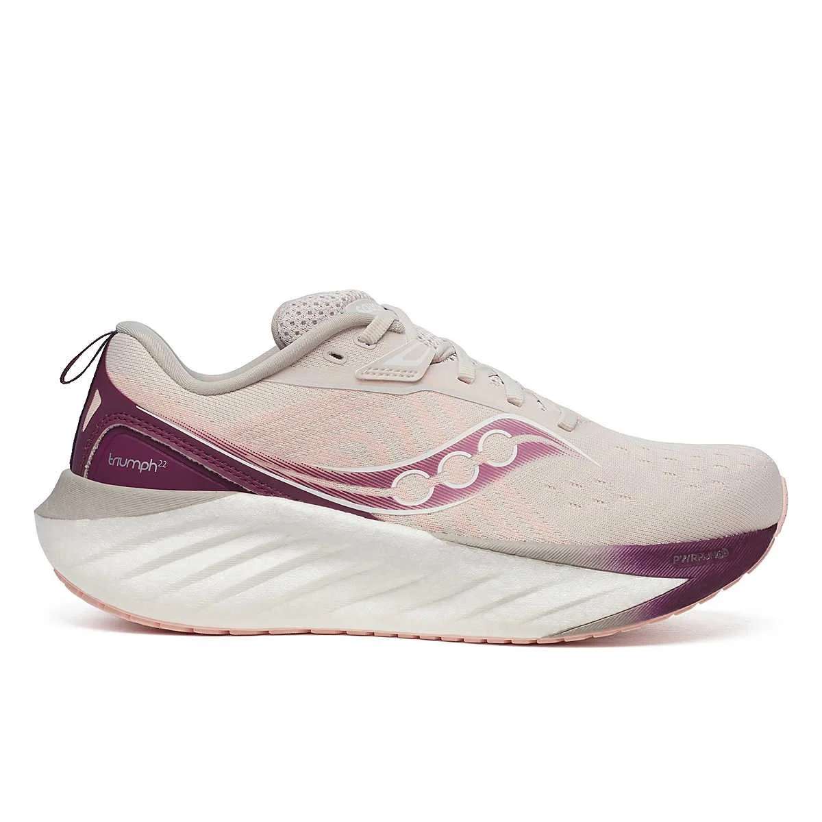 SAUCONY WOMEN'S TRIUMPH 22 S10964-240 MOON/EGGPLANT SIZE 7 ONLY