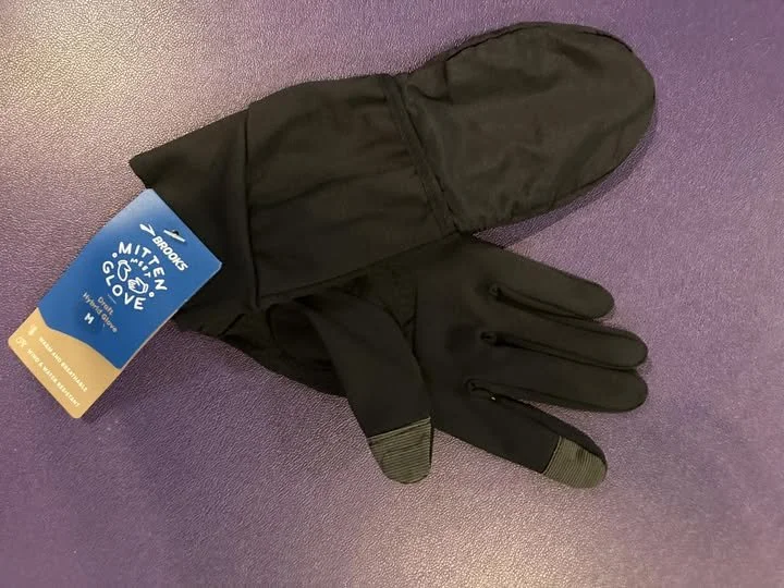 BROOKS DRAFT HYBRID MITTEN GLOVE