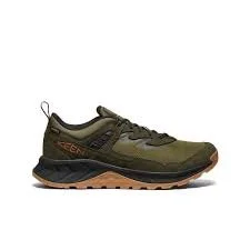 KEEN MEN'S HIGHTRAIL WP MEDIUM 1030354 AND WIDE WIDTH 1030511 MOSS GOLD FLAME