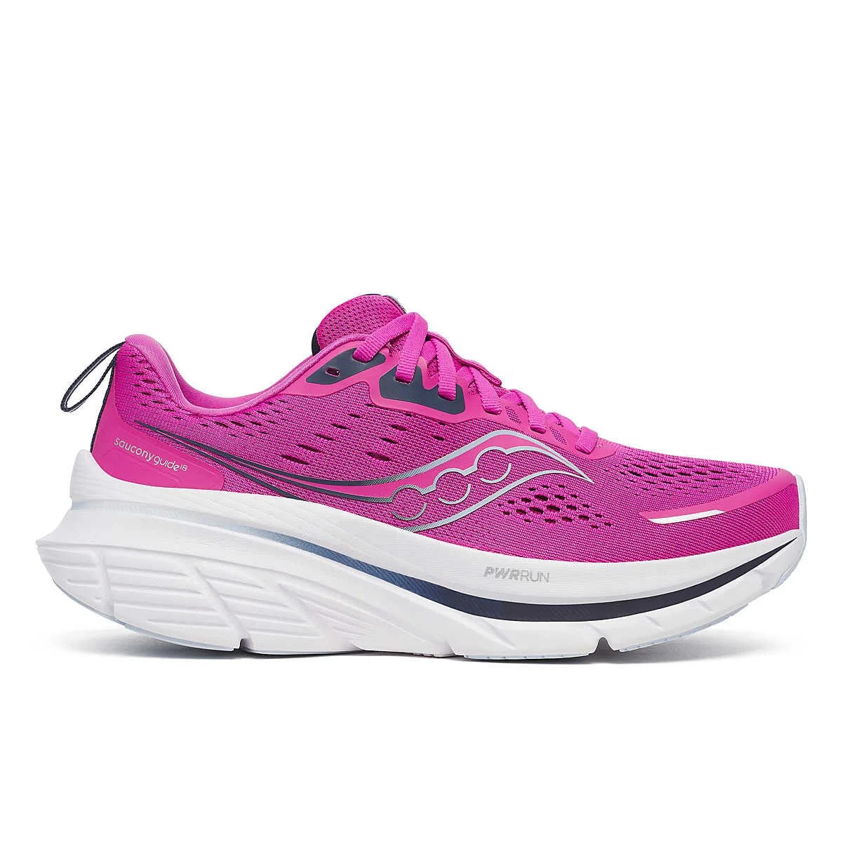 SAUCONY WOMEN'S GUIDE 18 S10998-161 FUCHSIA/NAVY SIZE 7 ONLY