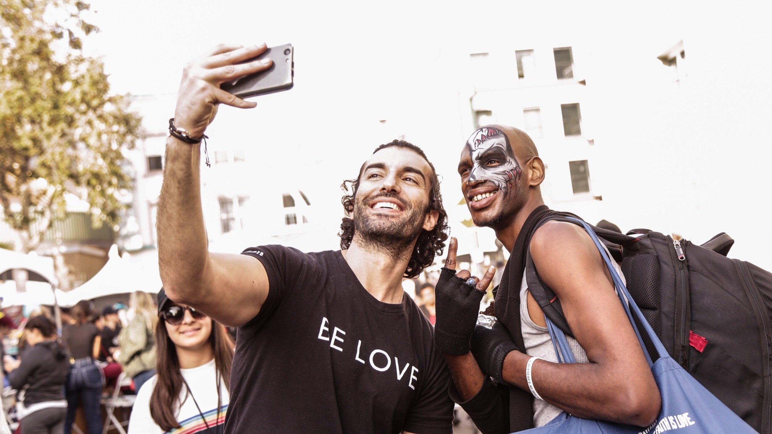 Wayfarer founder and the organizer of the Skid Row Carnival of Love Justin Baldoni