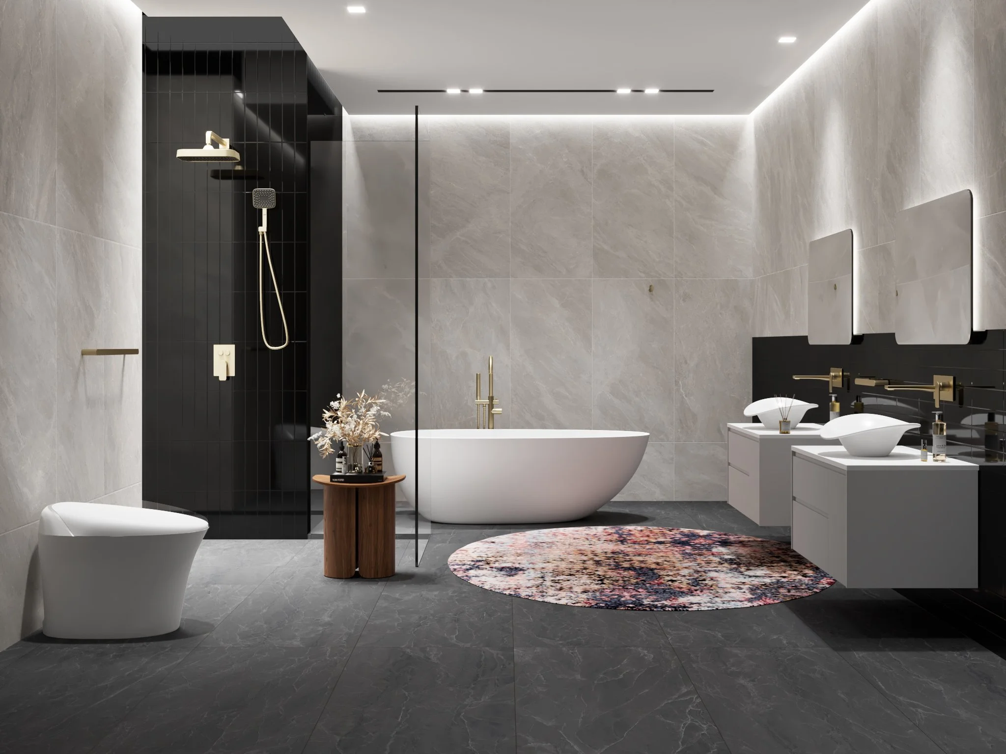 La marca Essen de Interceramic presenta su Suite Meissen: Expresión de Lujo y Tecnología en Muebles de Baño.