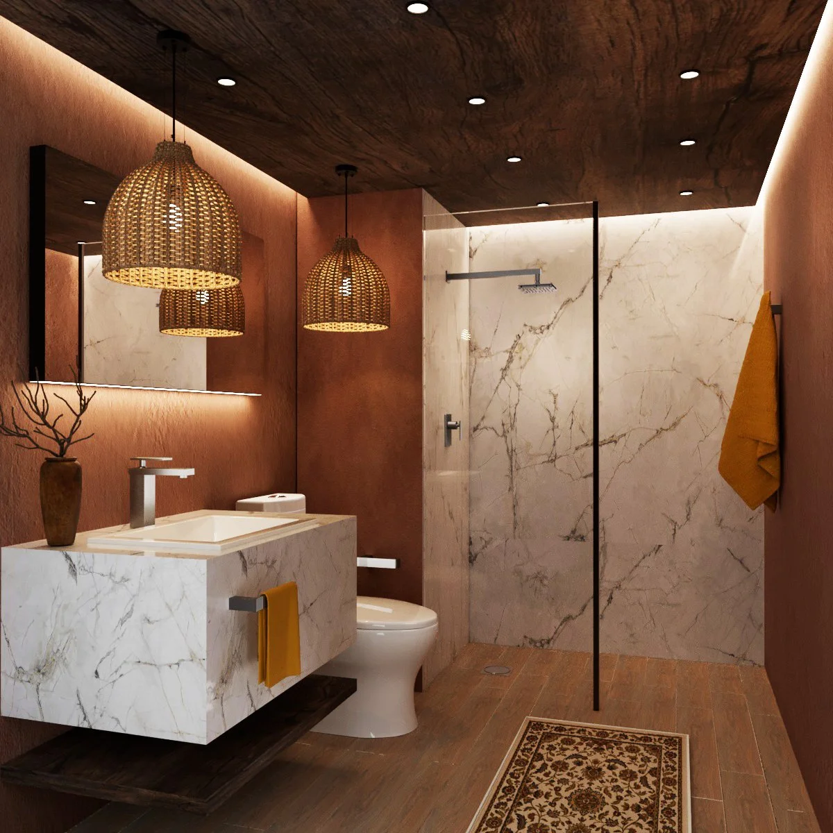 La nueva elegancia: baños sustentables con diseño consciente
